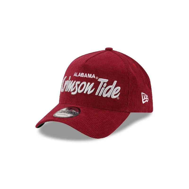 baseball hat for lightweight -  Alabama Crimson Tide Collegiate Corduroy 9FORTY A-Frame Snapback Hat