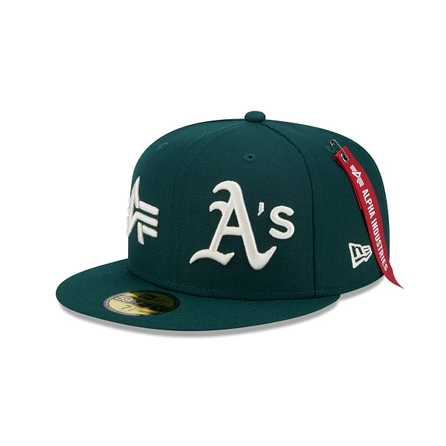 baseball hat for sale -  Alpha Industries X Oakland Athletics Dual Logo 59FIFTY Fitted Hat