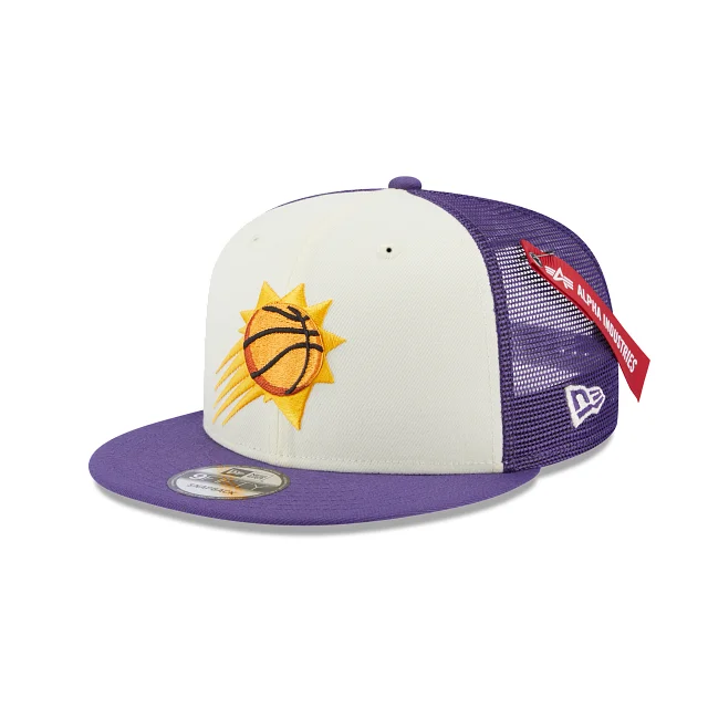 baseball hat for influencers -  Alpha Industries X Phoenix Suns 9FIFTY Snapback Hat