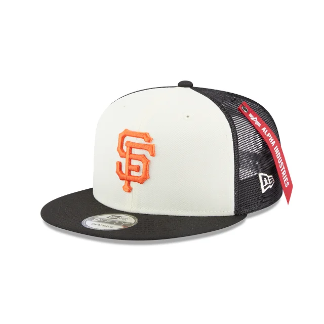 baseball hat for celebrities -  Alpha Industries X San Francisco Giants 9FIFTY Snapback Hat