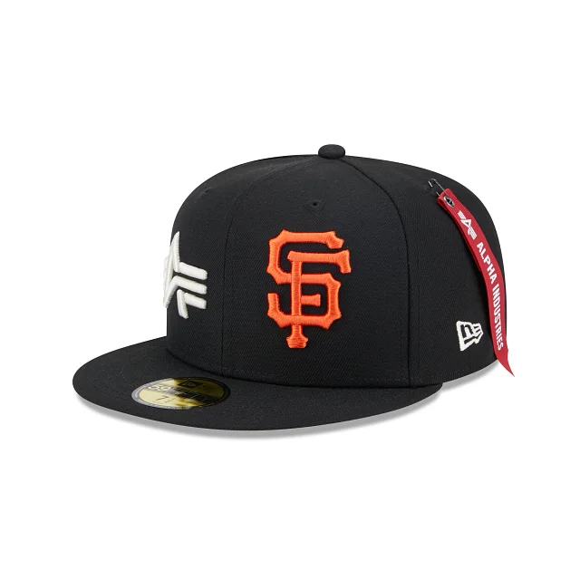 baseball hat for bloggers -  Alpha Industries X San Francisco Giants Dual Logo 59FIFTY Fitted Hat