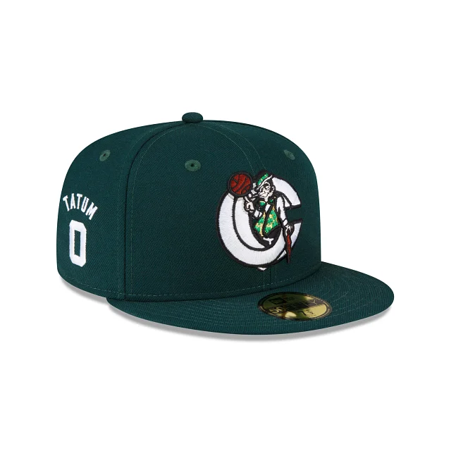 baseball hat for alumni -  Boston Celtics X Concepts X Jayson Tatum Dark Green 59FIFTY Fitted Hat