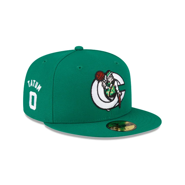 baseball hat for employees -  Boston Celtics X Concepts X Jayson Tatum Green 59FIFTY Fitted Hat