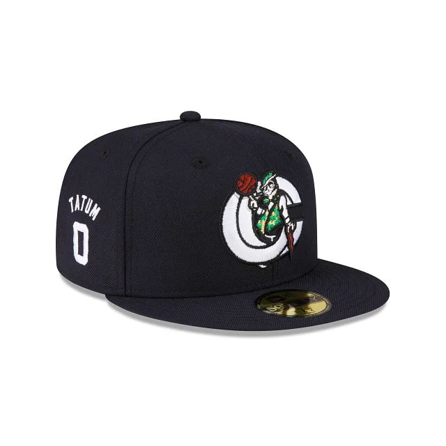 baseball hat for organizations -  Boston Celtics X Concepts X Jayson Tatum Navy 59FIFTY Fitted Hat