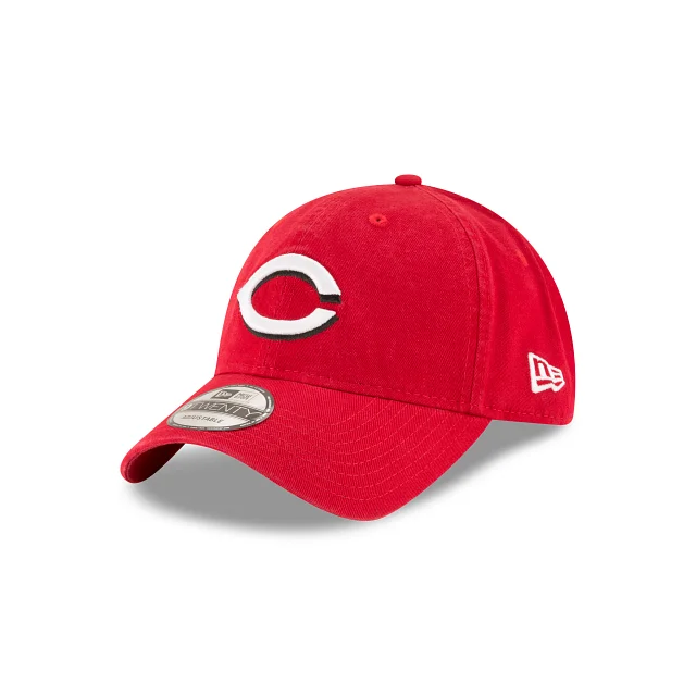 baseball hat for summer camp -  Cincinnati Reds Core Classic Home 9TWENTY Adjustable Hat