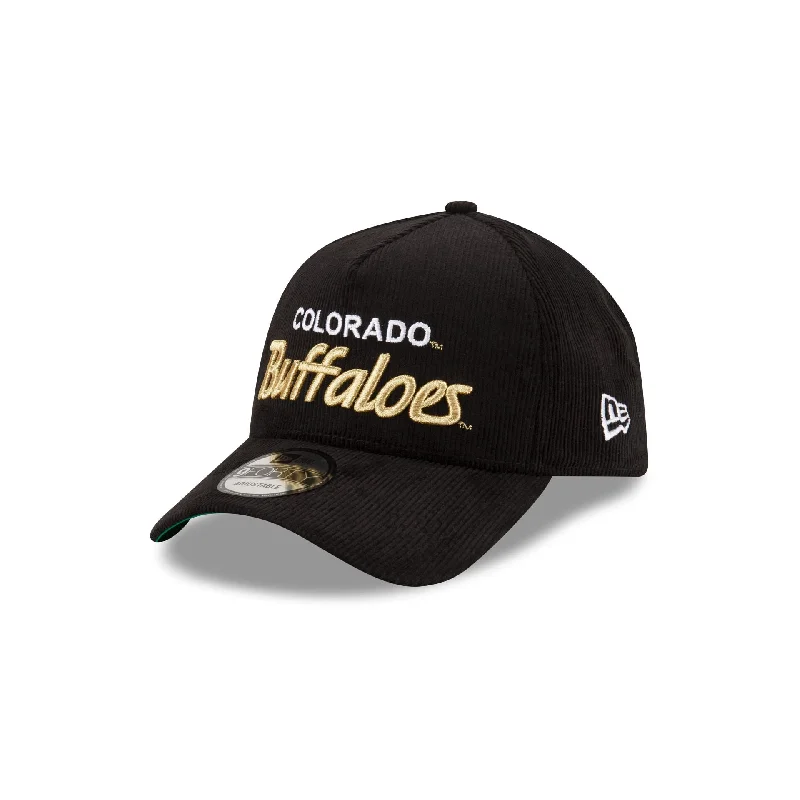 baseball hat for velvet -  Colorado Buffaloes Collegiate Corduroy 9FORTY A-Frame Snapback Hat