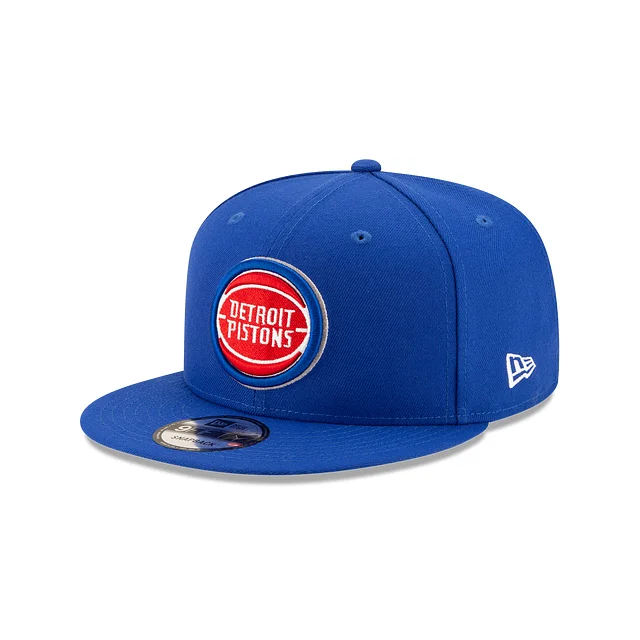 baseball hat for ads -  Detroit Pistons Basic 9FIFTY Snapback Hat