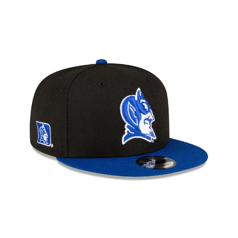 baseball hat for workouts -  Duke Blue Devils Black 9FIFTY Snapback Hat