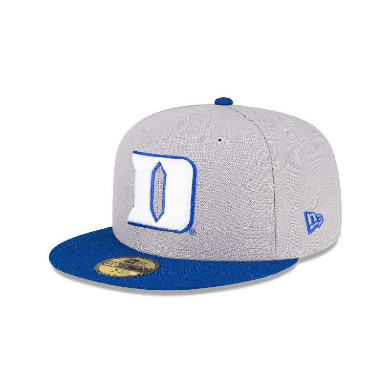 baseball hat for training -  Duke Blue Devils Gray 59FIFTY Fitted Hat