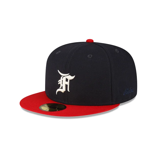 baseball hat for timeless -  Fear of God Essentials Classic Collection Atlanta Braves 59FIFTY Fitted Hat