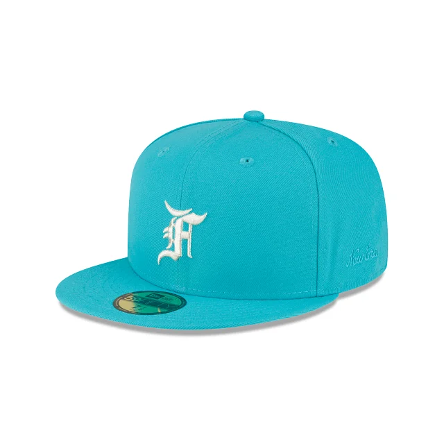 baseball hat for goals -  Fear of God Essentials Classic Collection Miami Marlins 59FIFTY Fitted Hat