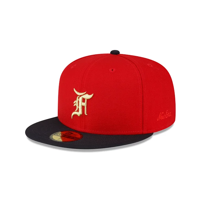 baseball hat for personality -  Fear of God Essentials Classic Collection Minnesota Twins 59FIFTY Fitted Hat