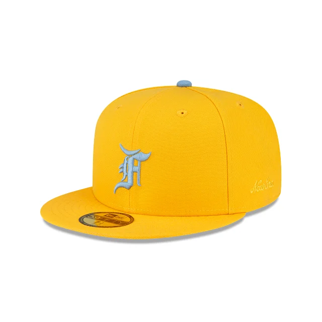 baseball hat for simplicity -  Fear of God Essentials Classic Collection Tampa Bay Rays 59FIFTY Fitted Hat