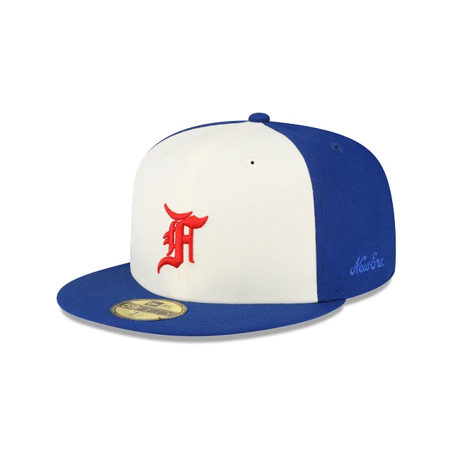 baseball hat styles -  Fear of God Essentials Classic Collection Toronto Blue Jays 59FIFTY Fitted Hat