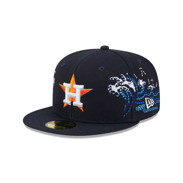 baseball hat seasons -  Houston Astros Tonal Wave 59FIFTY Fitted Hat