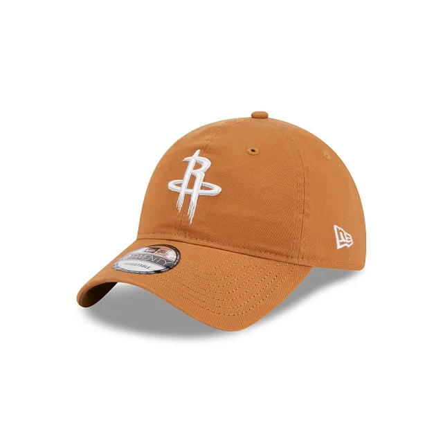 baseball hat for camping -  Houston Rockets Light Bronze 9TWENTY Adjustable Hat