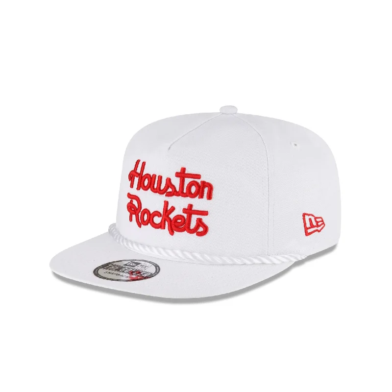 baseball hat for memorabilia -  Houston Rockets Script Golfer Hat