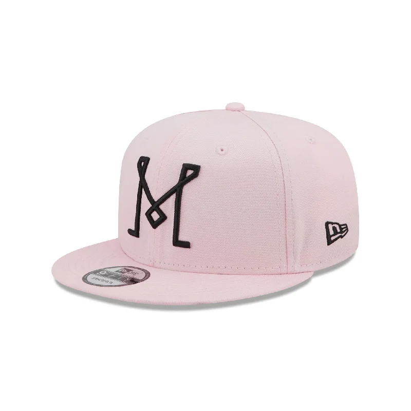 baseball hat for bold looks -  Inter Miami Pink 9FIFTY Snapback Hat