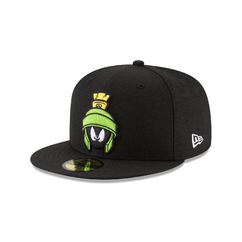 baseball hat for straps -  Looney Tunes Marvin the Martian Alt Black 59FIFTY Fitted Hat