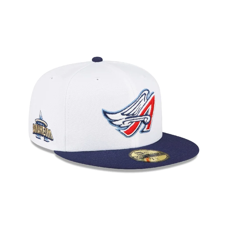 baseball hat for birthdays -  Los Angeles Angels Home 59FIFTY Fitted Hat