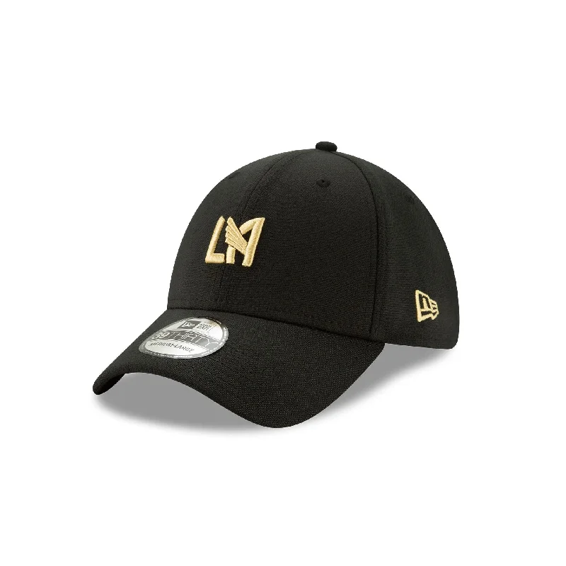 baseball hat for spirit -  Los Angeles FC Black 39THIRTY Stretch Fit Hat