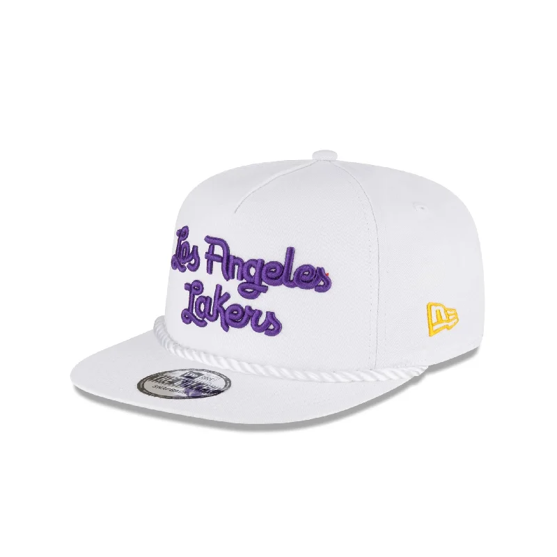 baseball hat for autographed -  Los Angeles Lakers Script Golfer Hat