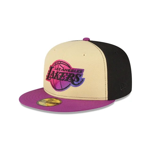 baseball hat for safety -  Los Angeles Lakers Tri-Color 59FIFTY Fitted Hat