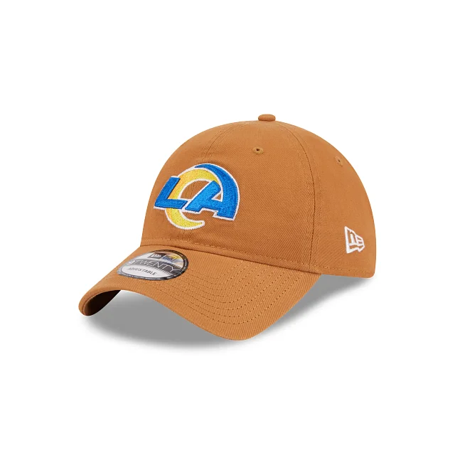 baseball hat embroidered -  Los Angeles Rams Light Bronze 9TWENTY Adjustable Hat