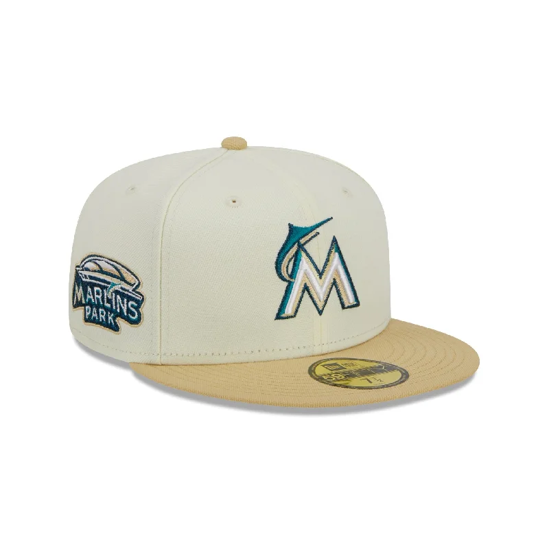 baseball hat for organizations -  Miami Marlins City Icon 59FIFTY Fitted Hat