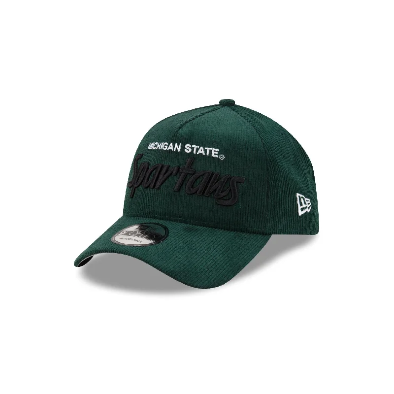 baseball hat for silk -  Michigan State Spartans Collegiate Corduroy 9FORTY A-Frame Snapback Hat