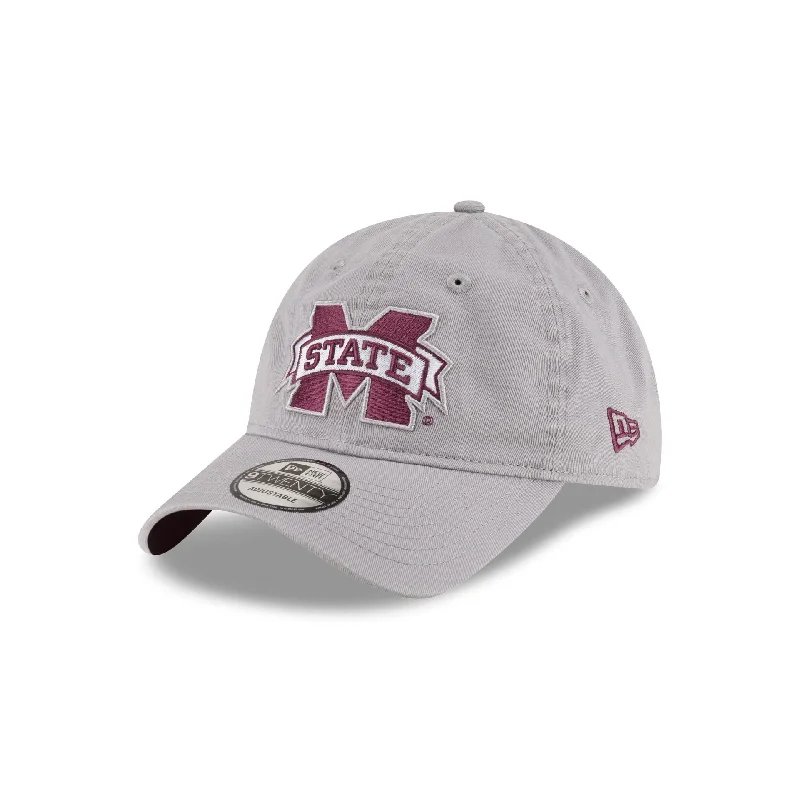 baseball hat for delivery -  Mississippi State Bulldogs Gray 9TWENTY Adjustable Hat