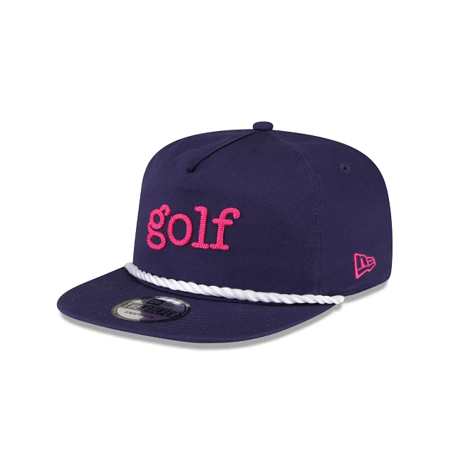 baseball hat for events -  New Era Golf Navy Golfer Hat