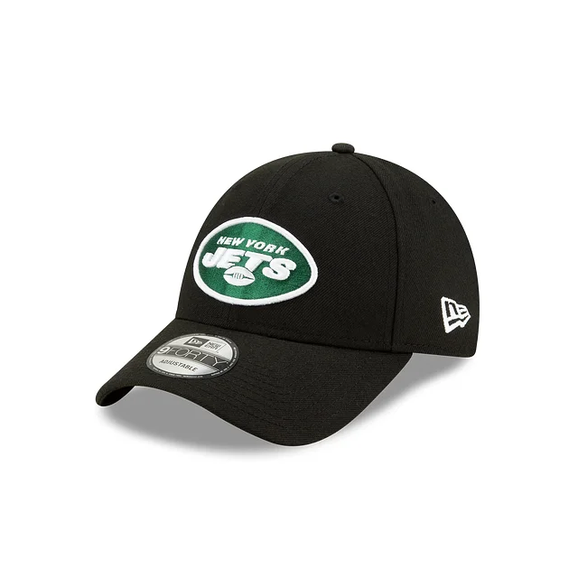 baseball hat for local -  New York Jets The League Black 9FORTY Adjustable Hat