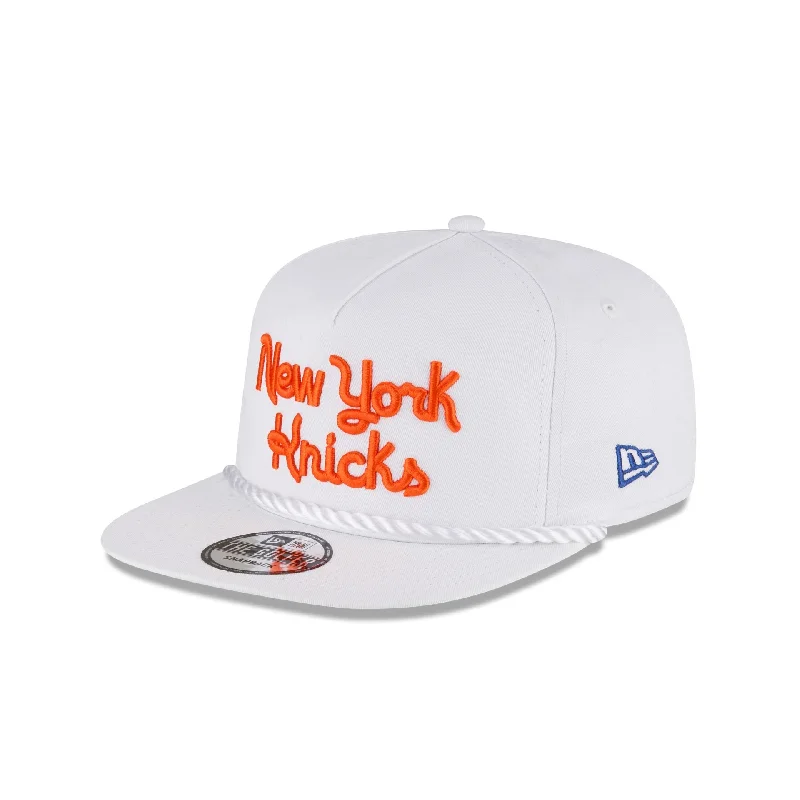 baseball hat for diy -  New York Knicks Script Golfer Hat