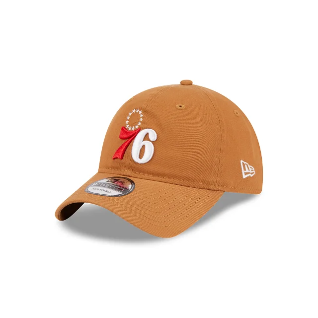 baseball hat hobby -  Philadelphia 76ers Light Bronze 9TWENTY Adjustable Hat