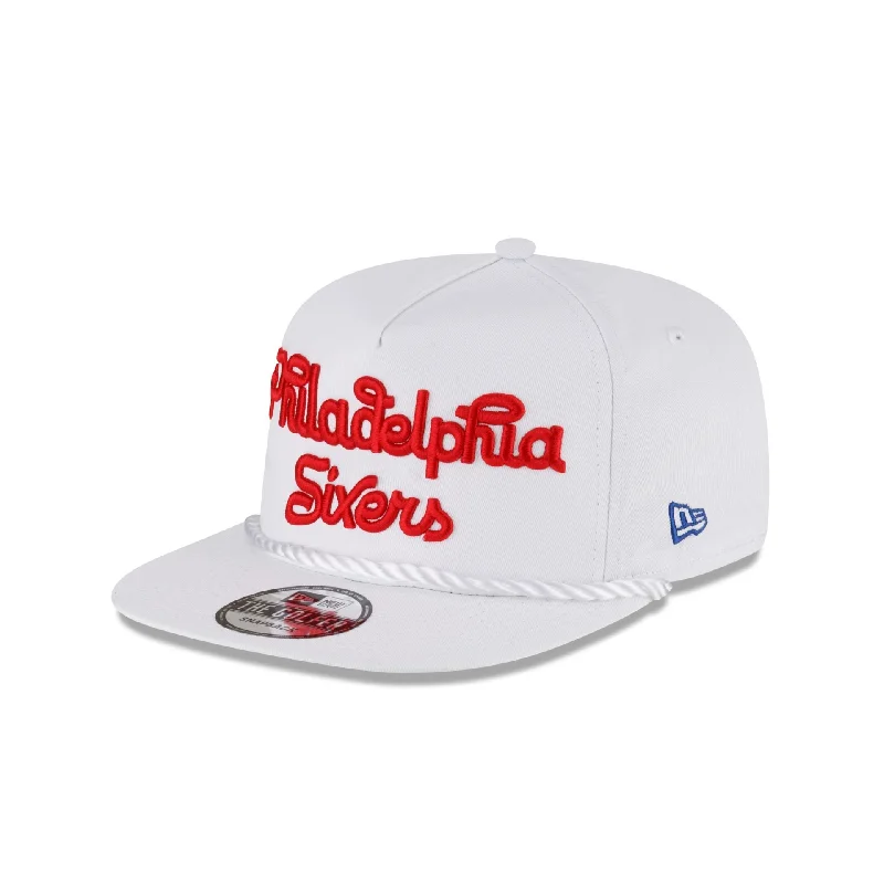 baseball hat for retro -  Philadelphia 76ers Script Golfer Hat