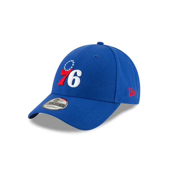 baseball hat for travel teams -  Philadelphia 76ers The League 9FORTY Adjustable Hat