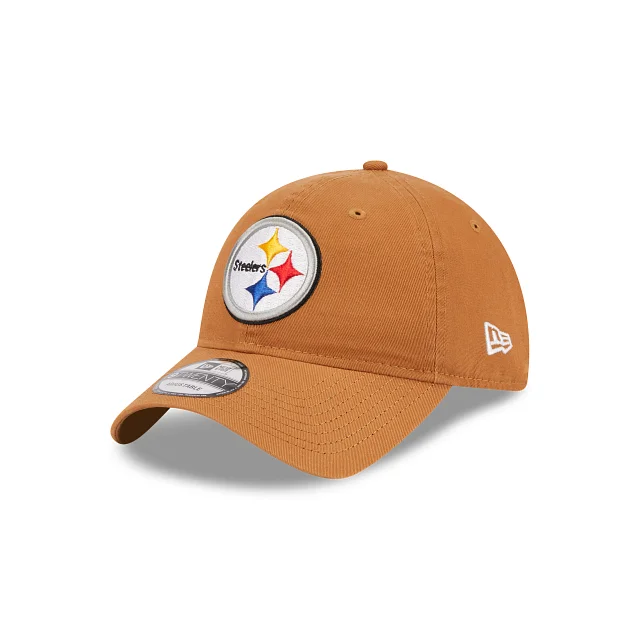 baseball hat for hiking -  Pittsburgh Steelers Light Bronze 9TWENTY Adjustable Hat