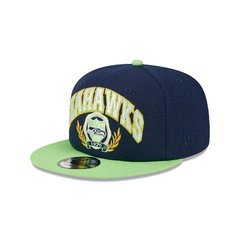 baseball hat for races -  Seattle Seahawks Team Establish 9FIFTY Snapback Hat