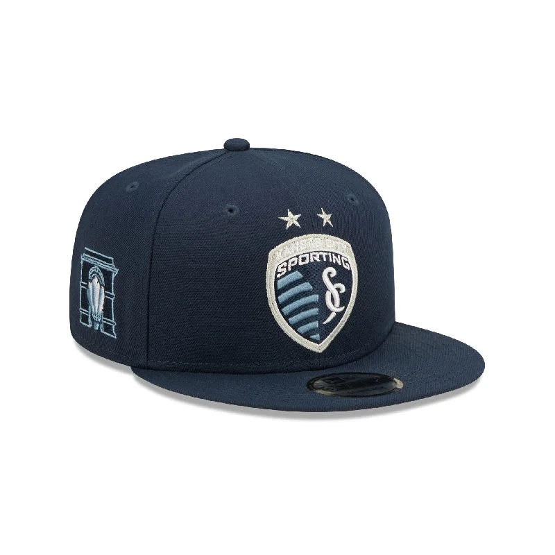 baseball hat for boutique -  Sporting Kansas City Blue 9FIFTY Snapback Hat