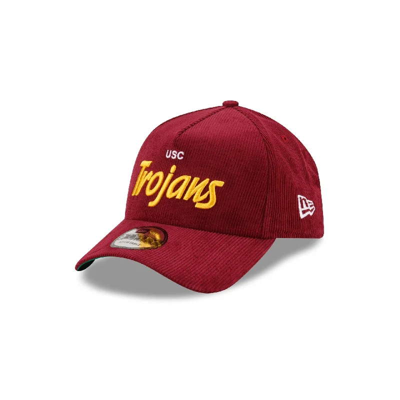 baseball hat for cotton -  USC Trojans Collegiate Corduroy 9FORTY A-Frame Snapback Hat