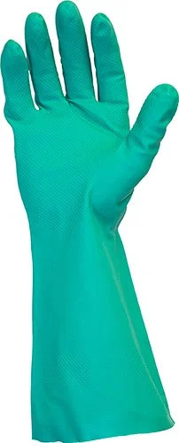 unlined gloves -  11mil Green Flock Unlined Nitril Gloves (12/pk)