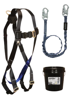 laboratory gloves -  9504Z FallTech Harness and Lanyard 2-pc Mini Bucket Kit (7007, 8259, 1 Gallon Bucket)