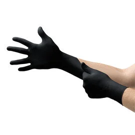 acrylic gloves -  Ansell 2X Black MICROFLEX® MidKnight™ 4.3 mil Nitrile Disposable Gloves (90 Gloves Per Box)