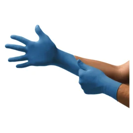 alpaca gloves -  Ansell Medium Blue MICROFLEX® Nitrile Disposable Gloves (100 Gloves Per Box)