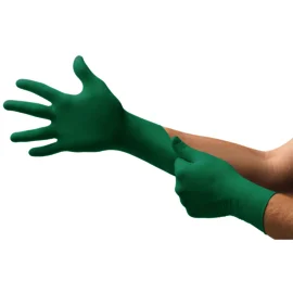 polka dot gloves -  Ansell Medium Green TouchNTuff® 5.5 mil Nitrile Disposable Gloves (100 Gloves Per Box)