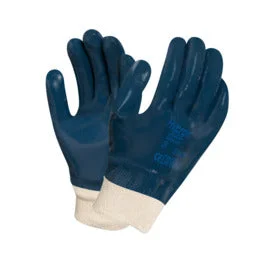 stretch gloves -  Ansell ActivArmr® Nitrile Coated Work Gloves With Cotton Jersey Liner And Knit Wrist