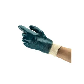 rehabilitation gloves -  Ansell ActivArmr® Nitrile Coated Work Gloves With Interlock Cotton Liner And Knit Wrist