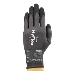 crime scene gloves -  Ansell HyFlex® Foam Nitrile Coated Work Gloves With Nylon And Spandex Liner And Knit Wrist