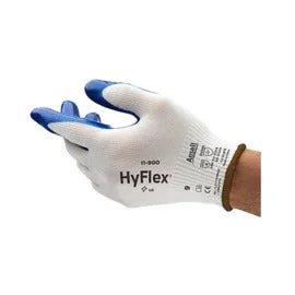 beginner gloves -  Ansell HyFlex® Nitrile Coated Work Gloves With Nylon Liner And Knit Wrist